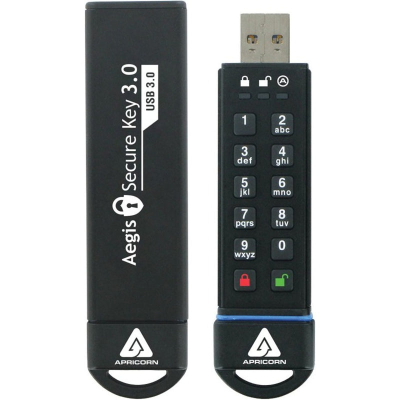 Aegis Secure Key 3.0 showcasing rugged construction and secure keypad interface