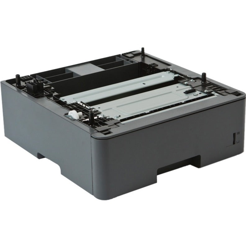 Brother LT6500 Optional Lower Paper Tray in dark gray color showing internal paper guides and 520-sheet capacity compartment