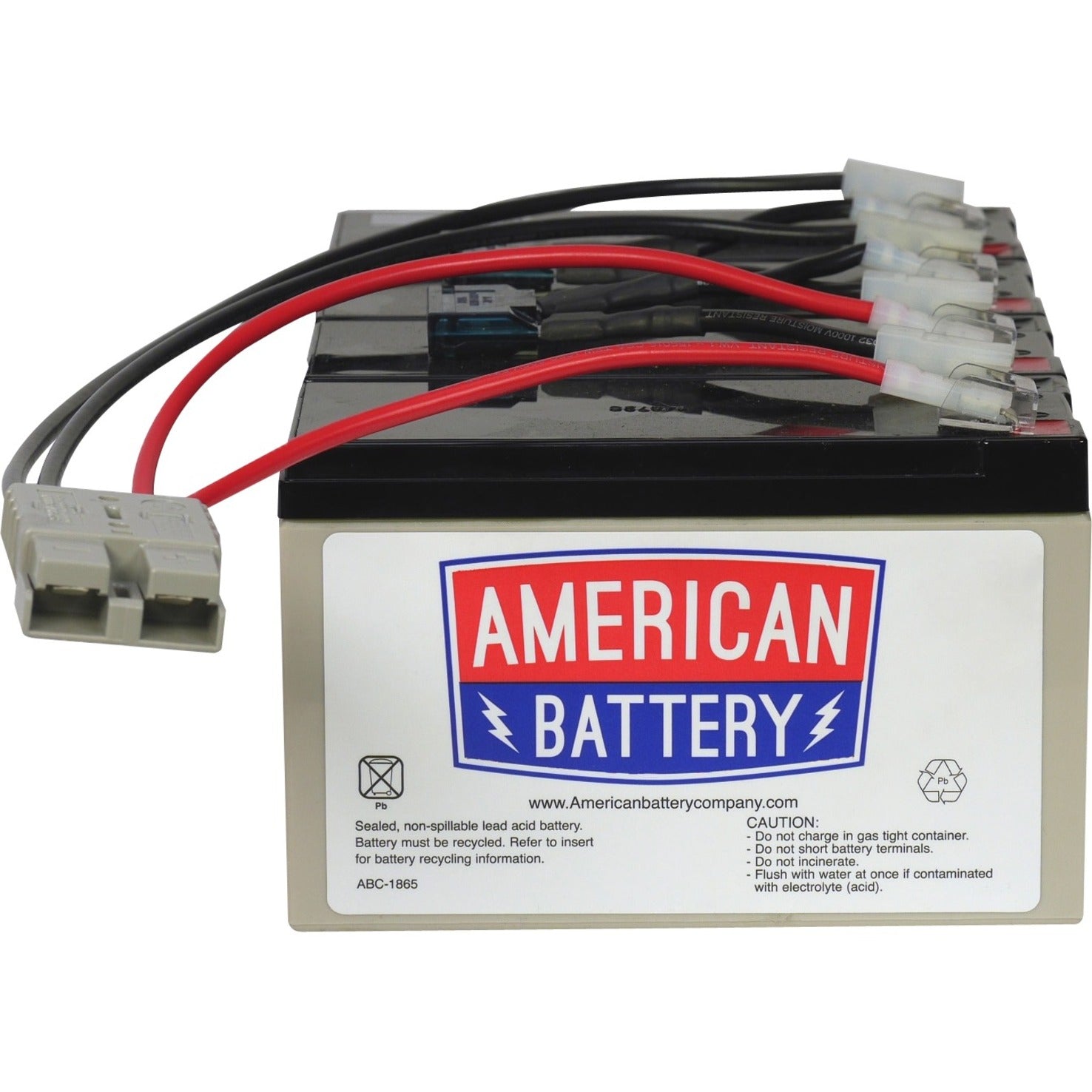 ABC RBC25 Replacement Battery Cartridge, 12V DC, 7000mAh, Maintenance-free