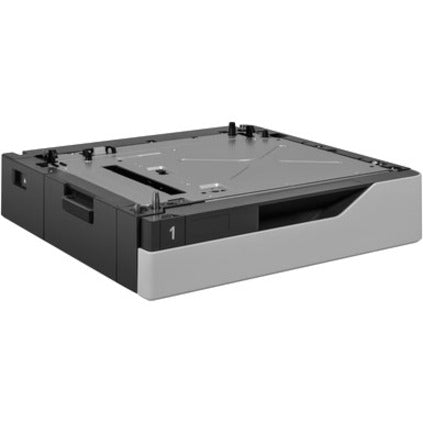 Lexmark 550-Sheet paper tray extension unit in black and gray finish with integrated paper level sensors-alternate-image1