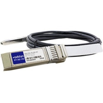 AddOn MA-CBL-TA-2M-AO สายเคเบิลเน็ตเวิร์ก SFP+ ความเร็ว 10GBase สายตรงแนบกัน ความยาว 6.6 ฟุต