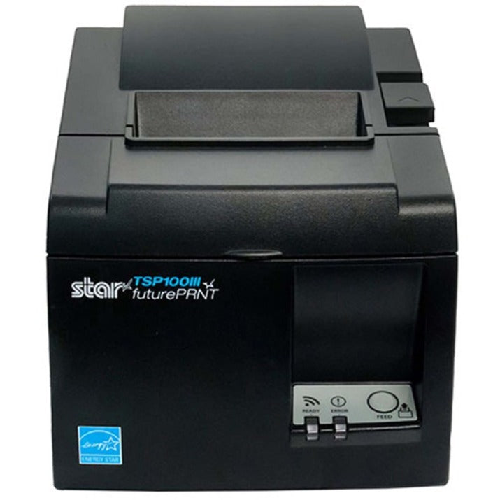 Star Micronics 39464710 TSP143IIIW GRY US Direct Thermal Printer, Wireless, Auto-Cutter, 3-Year Warranty