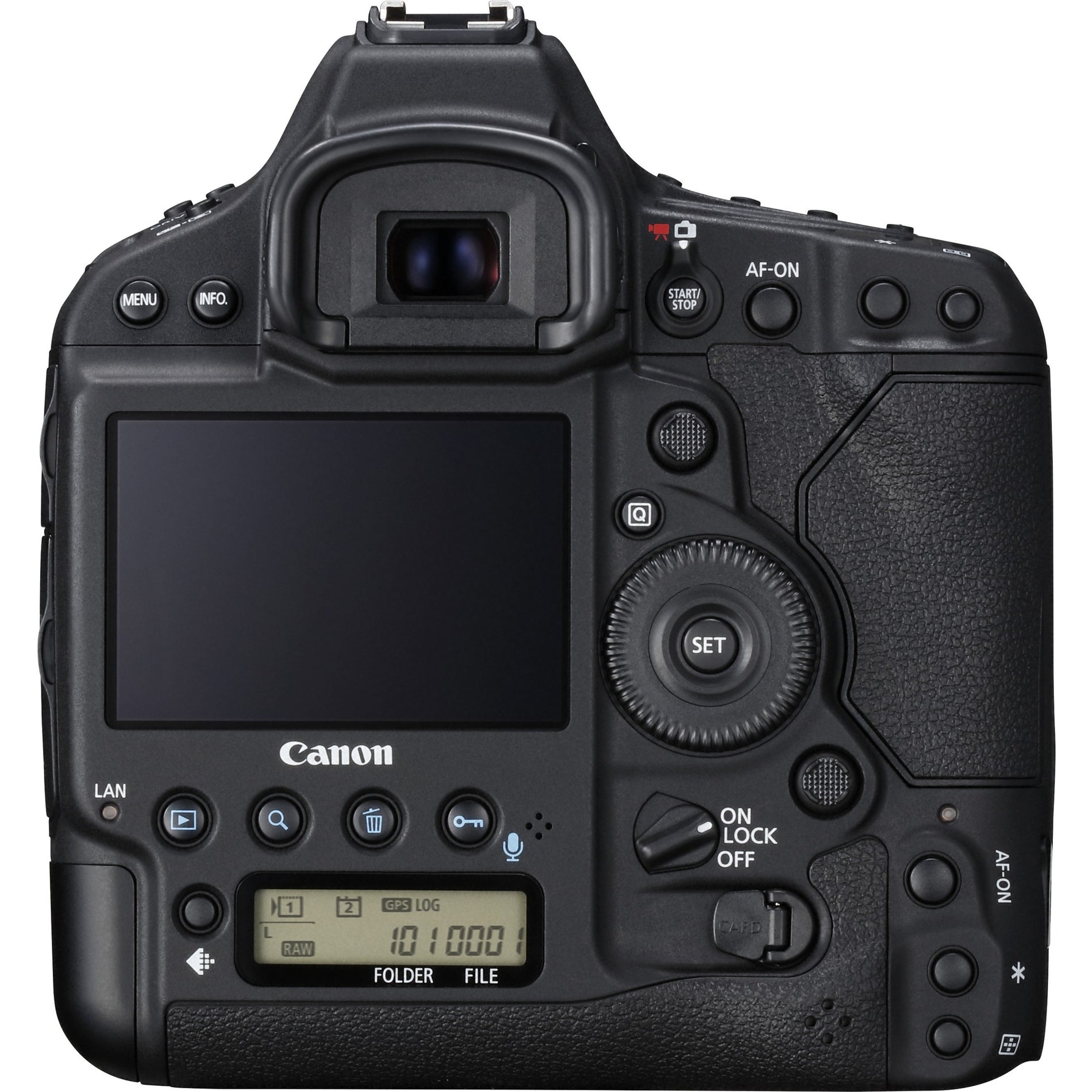 Canon 0931C002 EOS-1D X Mark II Digital SLR Camera Body Only, 20.2 Megapixel, 3.2" Touchscreen, GPS