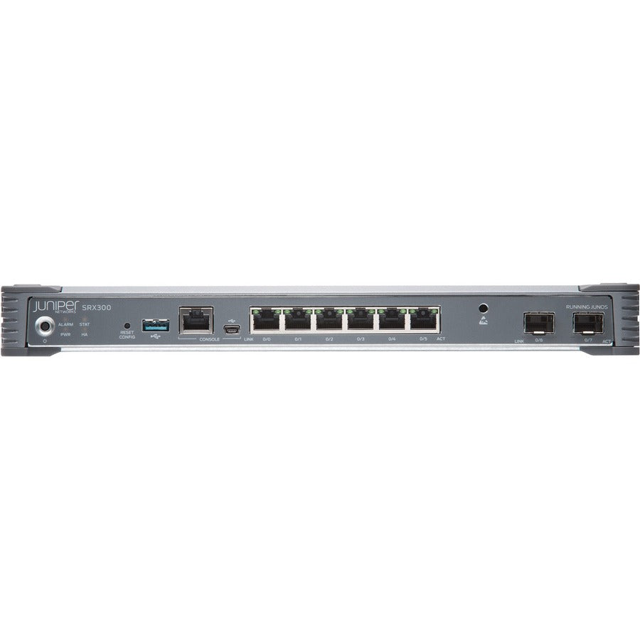 Juniper SRX300 Network Security/Firewall Appliance SRX300, Intrusion Prevention, Gigabit Ethernet, 6 Ports