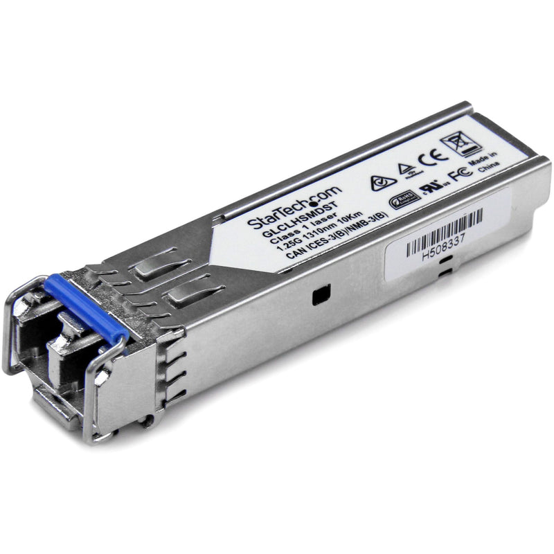 StarTech.com Cisco compatible SFP transceiver module with LC connector and metallic housing