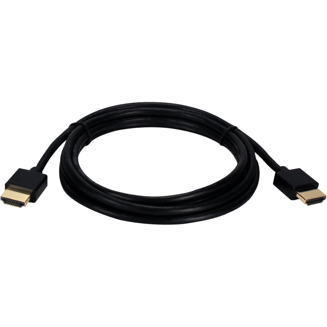 Cable HDMI UltraHD 4K de Alta Velocidad de 6 pies con Ethernet Delgado y Flexible Resistente a la Corrosión Bañado en Oro