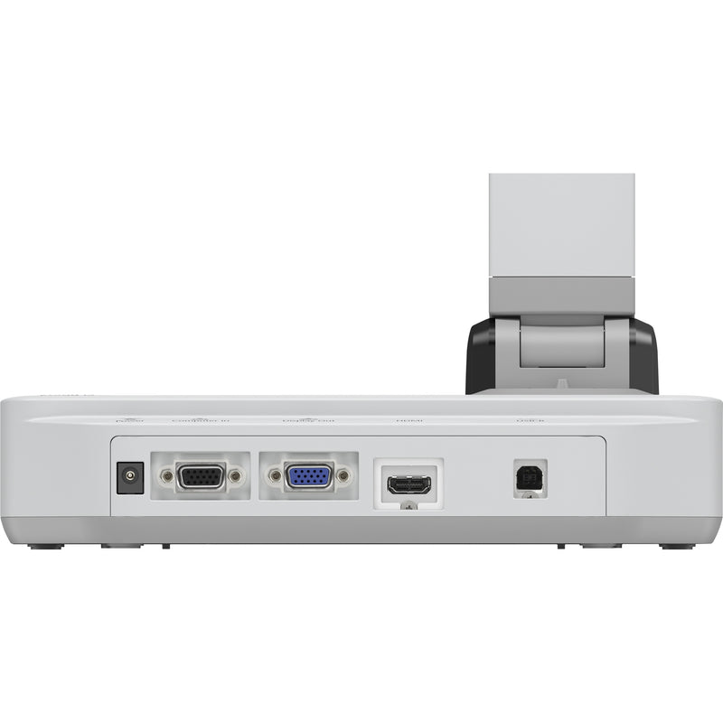 Rear view of Epson DC-21 showing connection ports