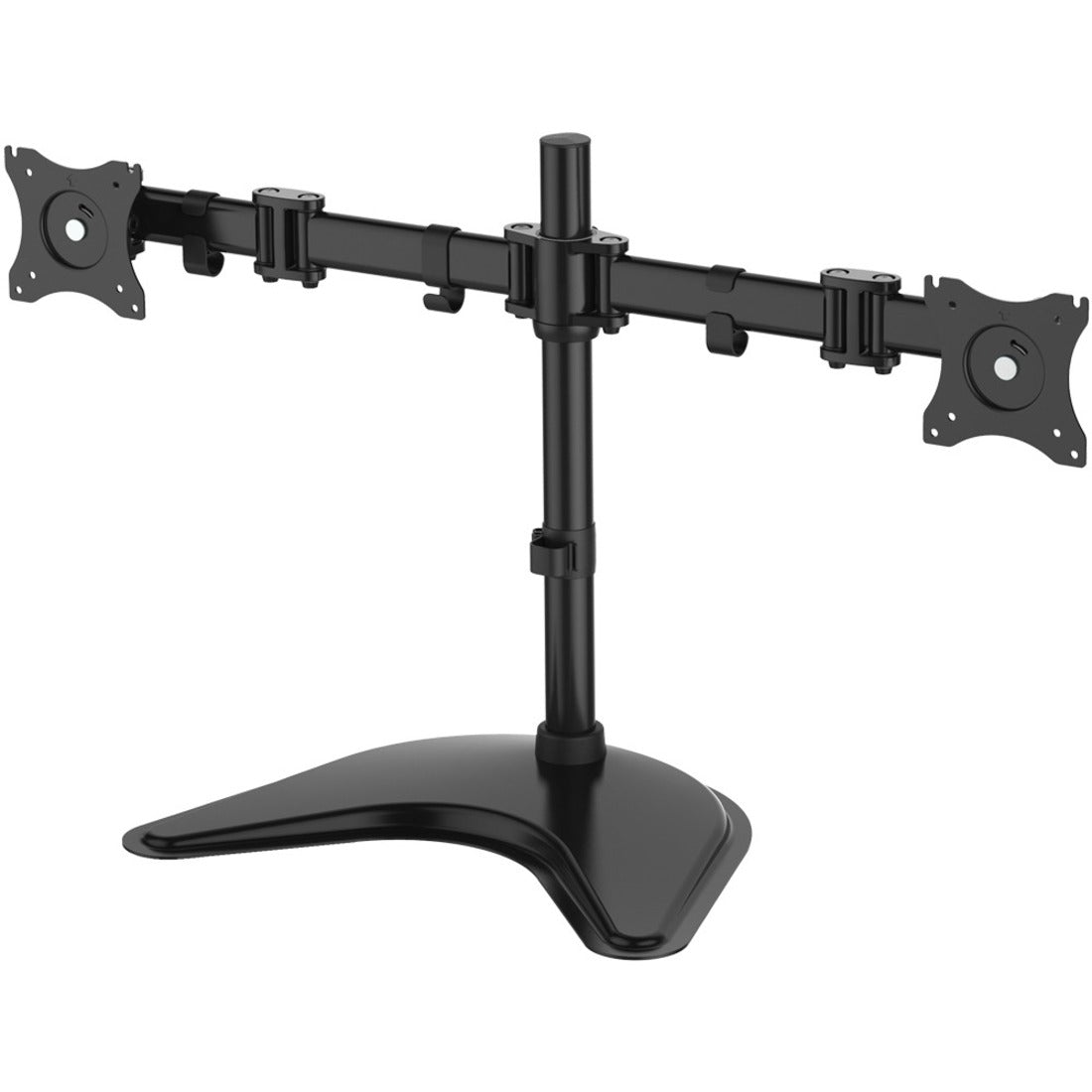 Soporte de Escritorio Independiente Articulado para Doble Monitor SIIG CE-MT1U12-S1 - 13"-27" Inclinación Rotación Ergonómico Durable Gestión de Cables Giro