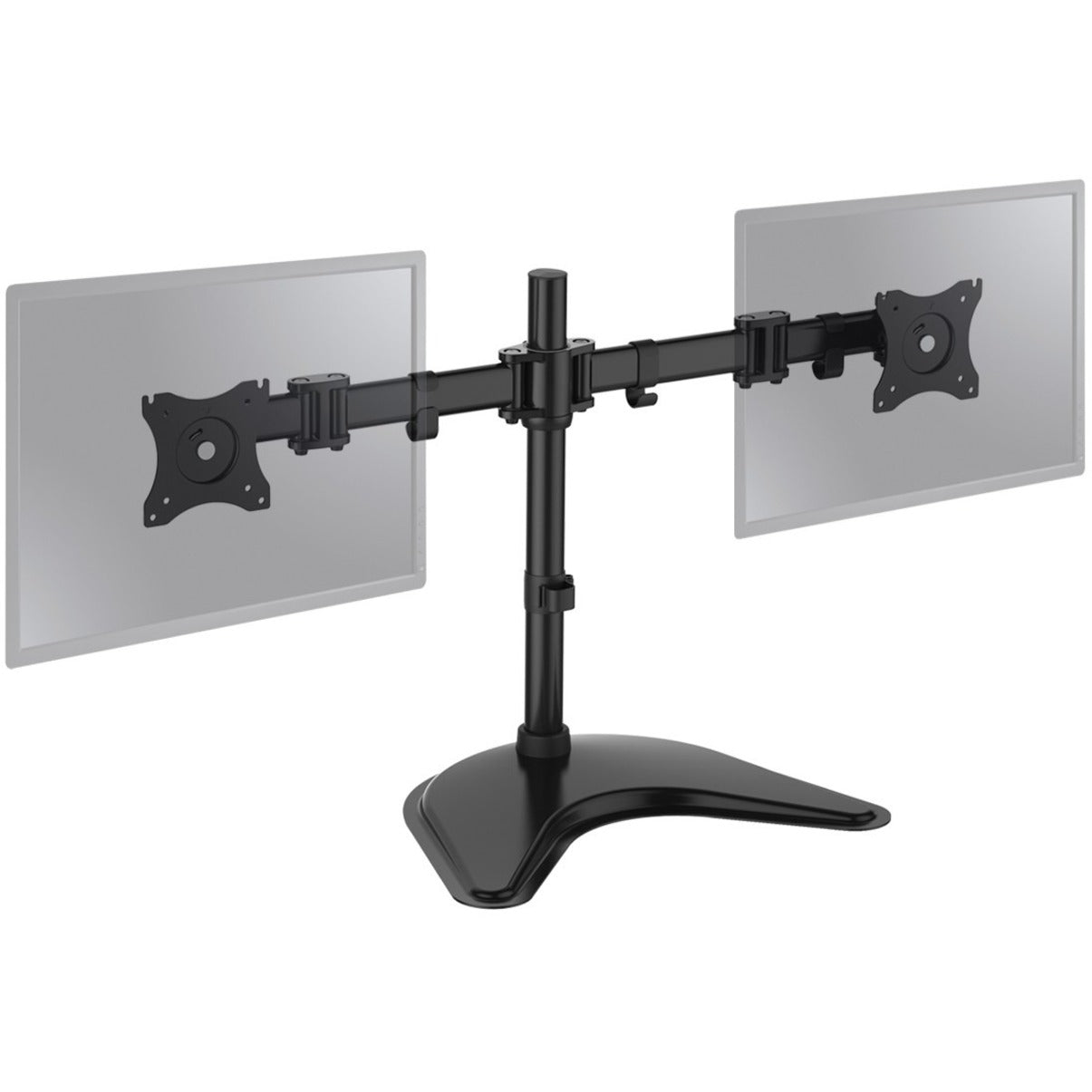 Soporte de Escritorio Independiente Articulado para Doble Monitor SIIG CE-MT1U12-S1 - 13"-27" Inclinación Rotación Ergonómico Durable Gestión de Cables Giro