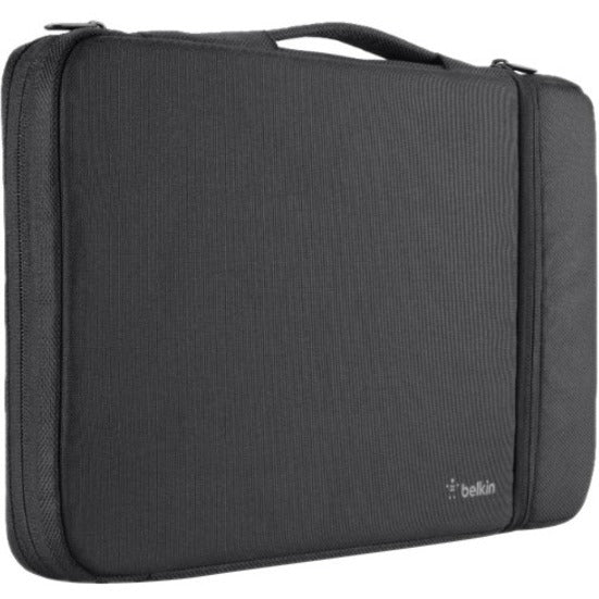 Belkin Air Protect 11" Chromebook Carrying Case Sleeve, Impact & Drop Resistant, Shock Absorbing Ballistic Nylon, Retractable Handle, Accessory Pocket, Black - B2A070-C01 (1 Year Warranty)