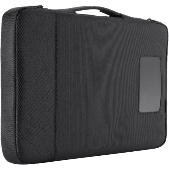 Rear view of Belkin Air Protect sleeve displaying ID window and accessory compartment design-alternate-image2