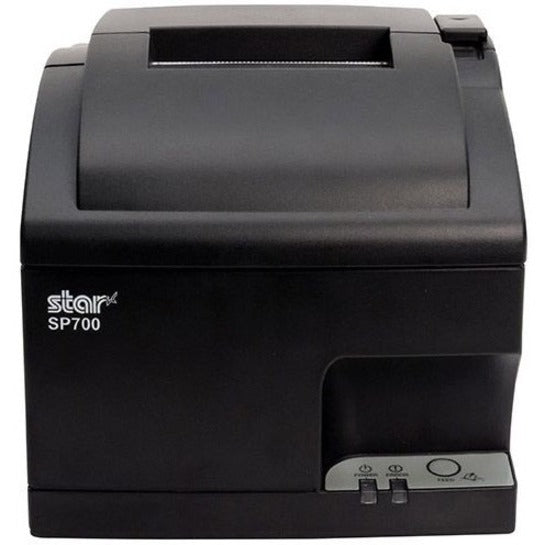 Side angle view of Star Micronics SP742ME printer highlighting compact design-alternate-image2