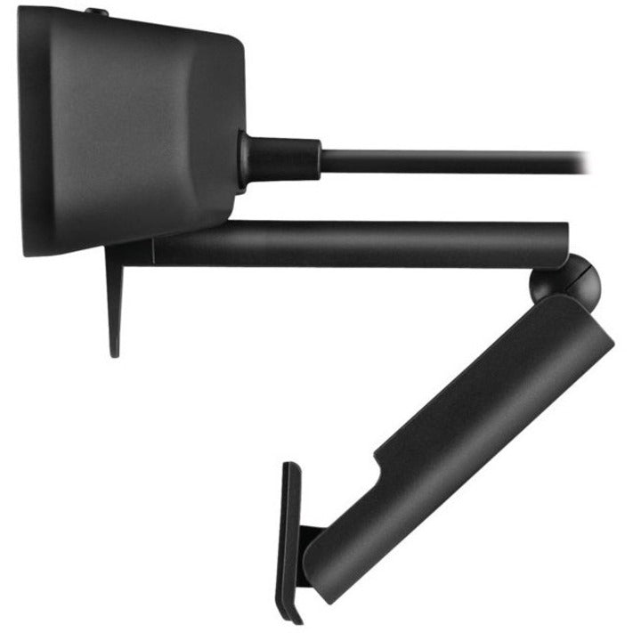 Close-up view of Logitech C925e webcam mount articulation system