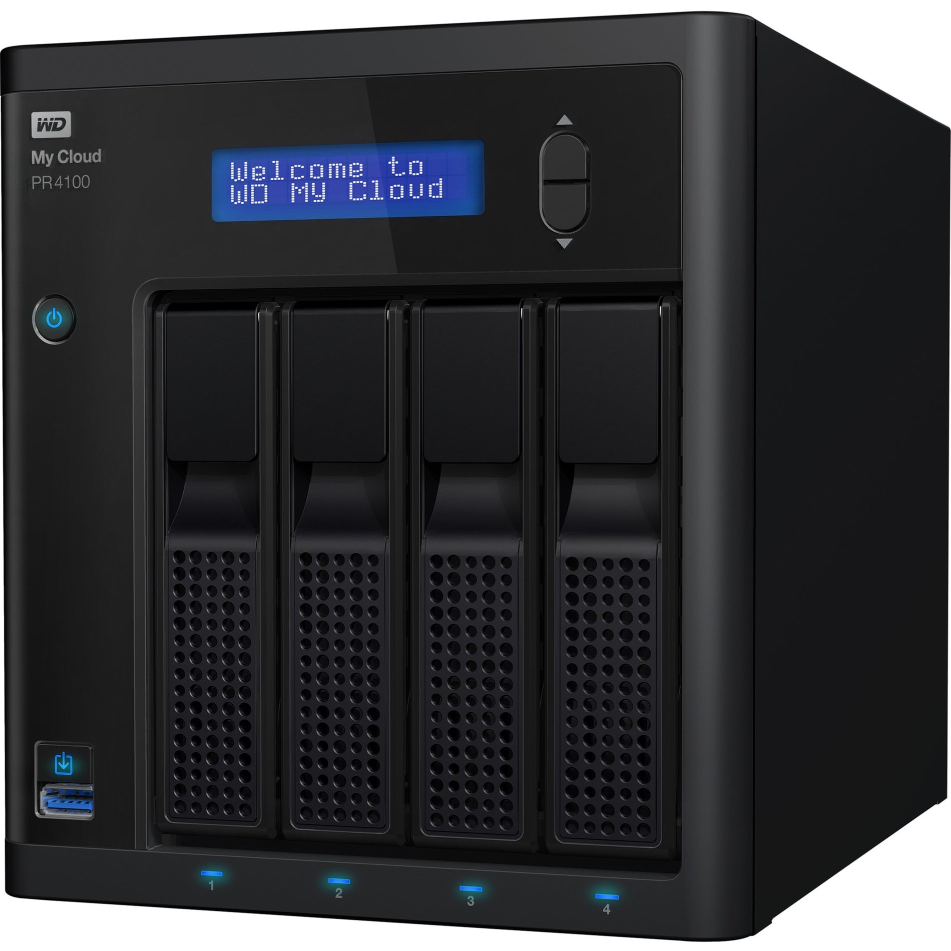 WD WDBNFA0240KBK-NESN My Cloud PR4100 Pro Series Media Server