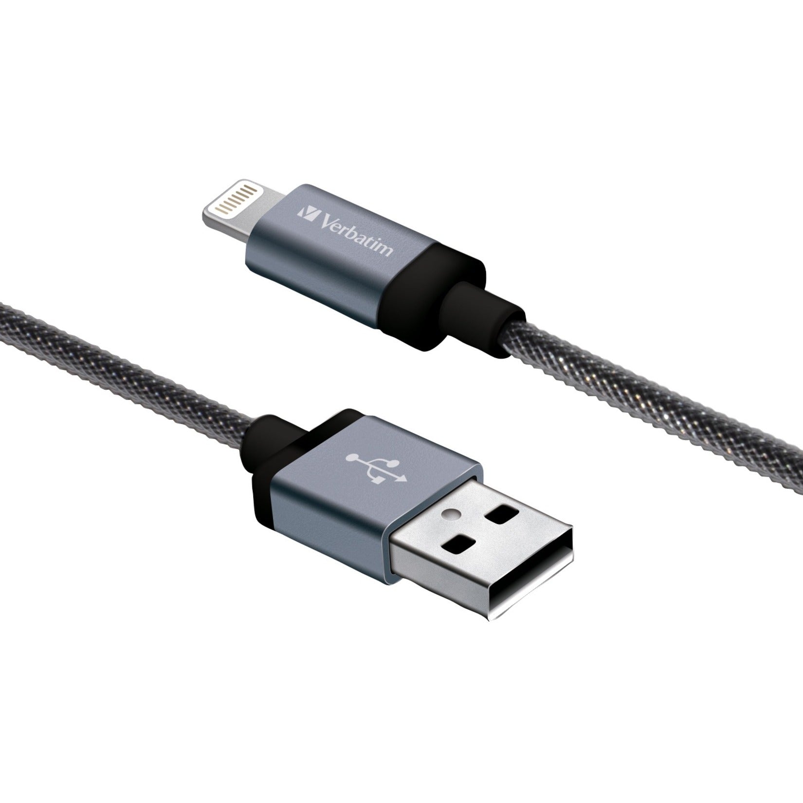 Verbatim 99215 Sync/Charge Lightning-Kabel 28 cm geflochten schwarz