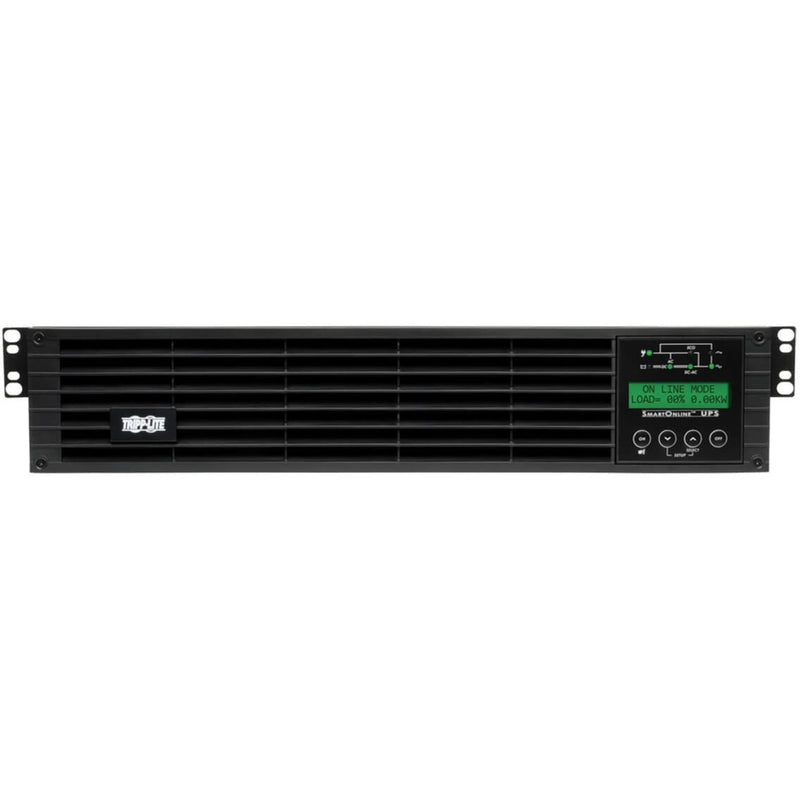 Side view of Tripp Lite SU1500RTXLCDN UPS showing 2U rack mount profile