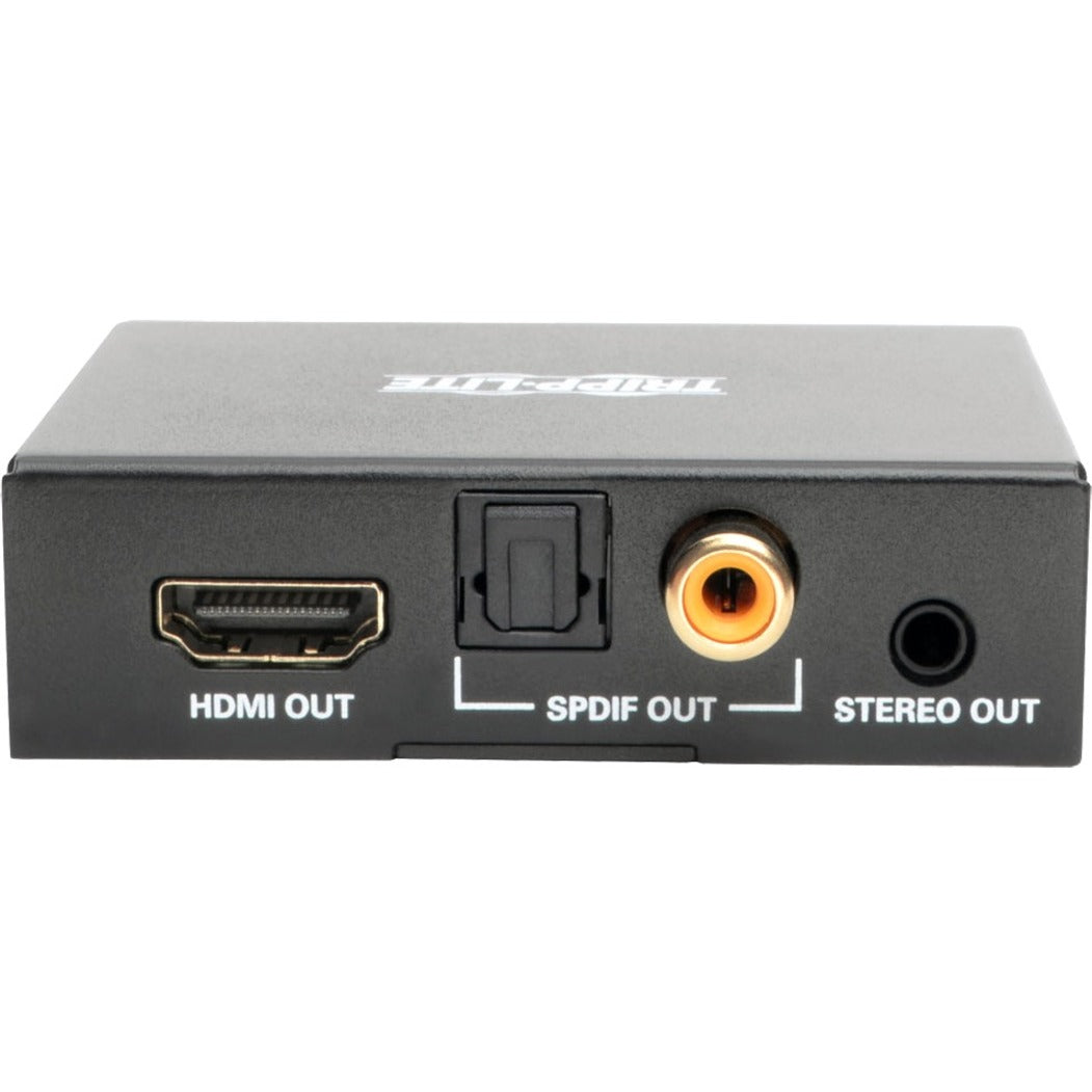 Output panel of HDMI Audio Extractor showing HDMI, SPDIF, and stereo output ports-alternate-image3