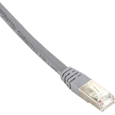 Black Box EVNSL0273GY-0007 Cat6 400-MHz Shielded Solid Backbone Cable Plenum Gray 7-ft.