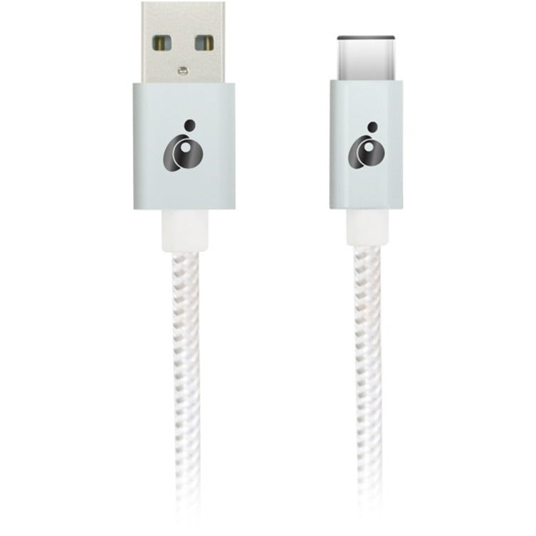 IOGEAR G2LU3CAM02-WT Charge & Sync Flip Pro USB-C to Reversible USB-A Cable 6.5ft. Tangle-free Reversible  IOGEAR G2LU3CAM02-WT Charge & Sync Flip Pro Câble USB-C vers USB-A réversible de 65 pieds sans enchevêtrement réversible