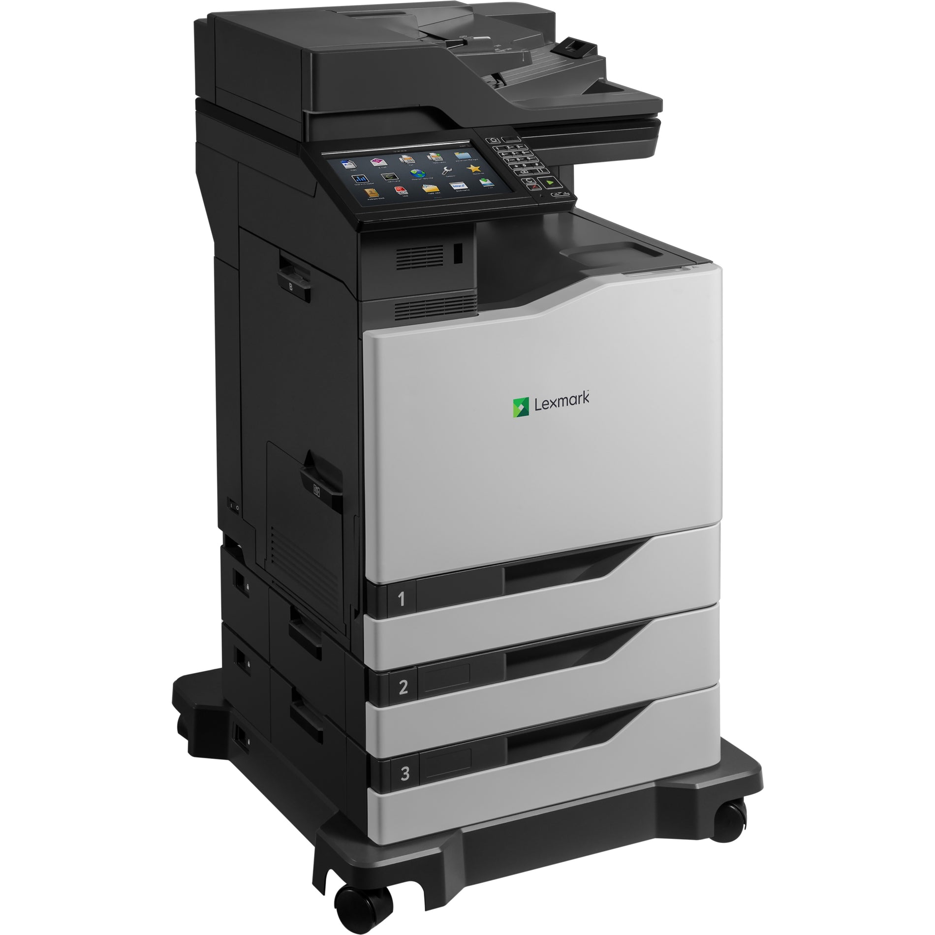 Lexmark 42KT141 CX825dte Laser Multifunction Printer - Color, Automatic Duplex Printing, 55 ppm, 2400 x 600 dpi