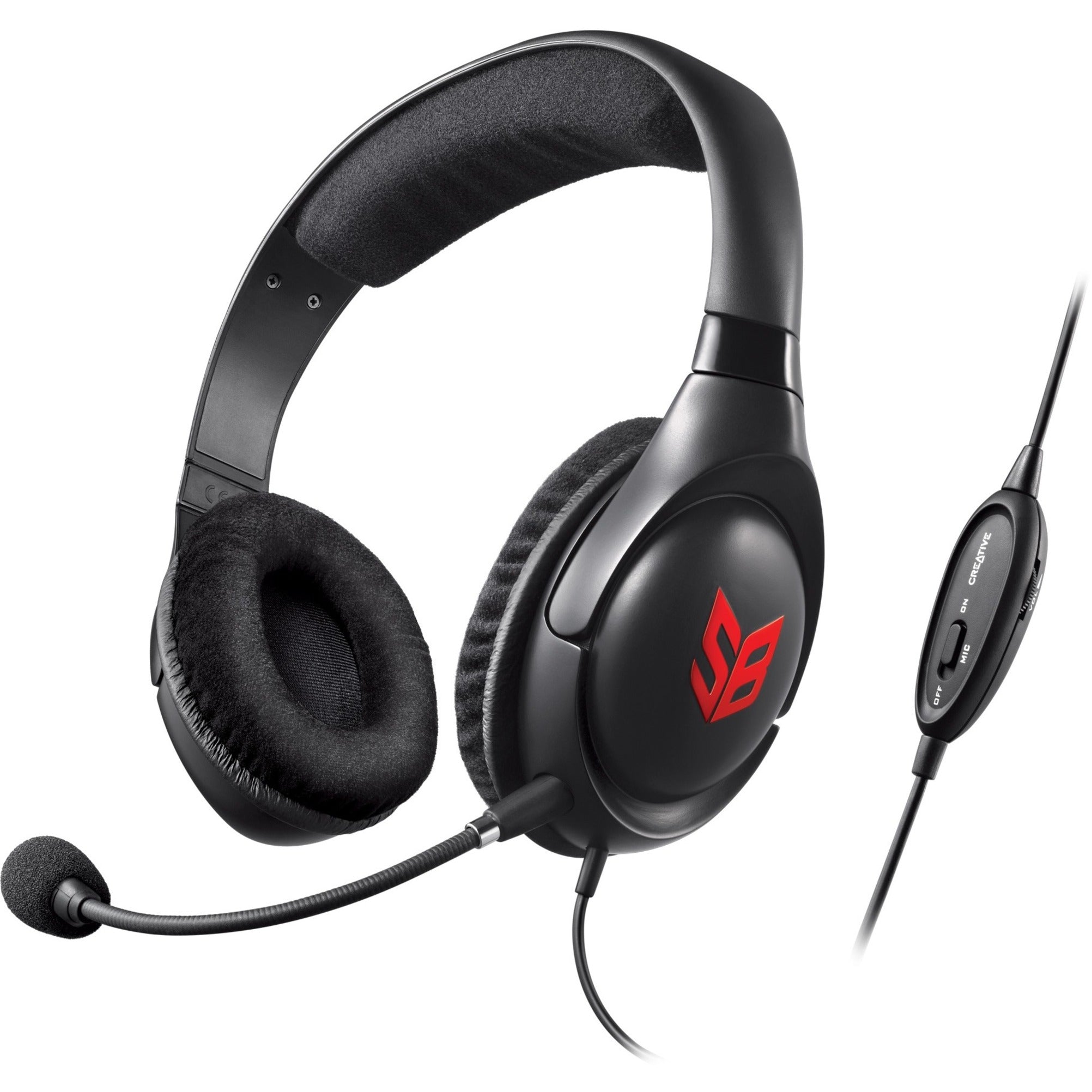 Creative 70GH032000000 Sound Blaster Blaze Headset, Detachable Microphone, Noise Isolation, Lightweight