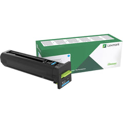 Lexmark 82K0HCG High Yield Cyan Toner Cartridge, 17000 Pages, Original Laser Print Technology, Compatible with CX820/CX825/CX860 Series, TAA Compliant (Lifetime Warranty)