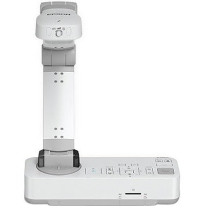 Side view of Epson DC-13 document camera showing control panel and compact design