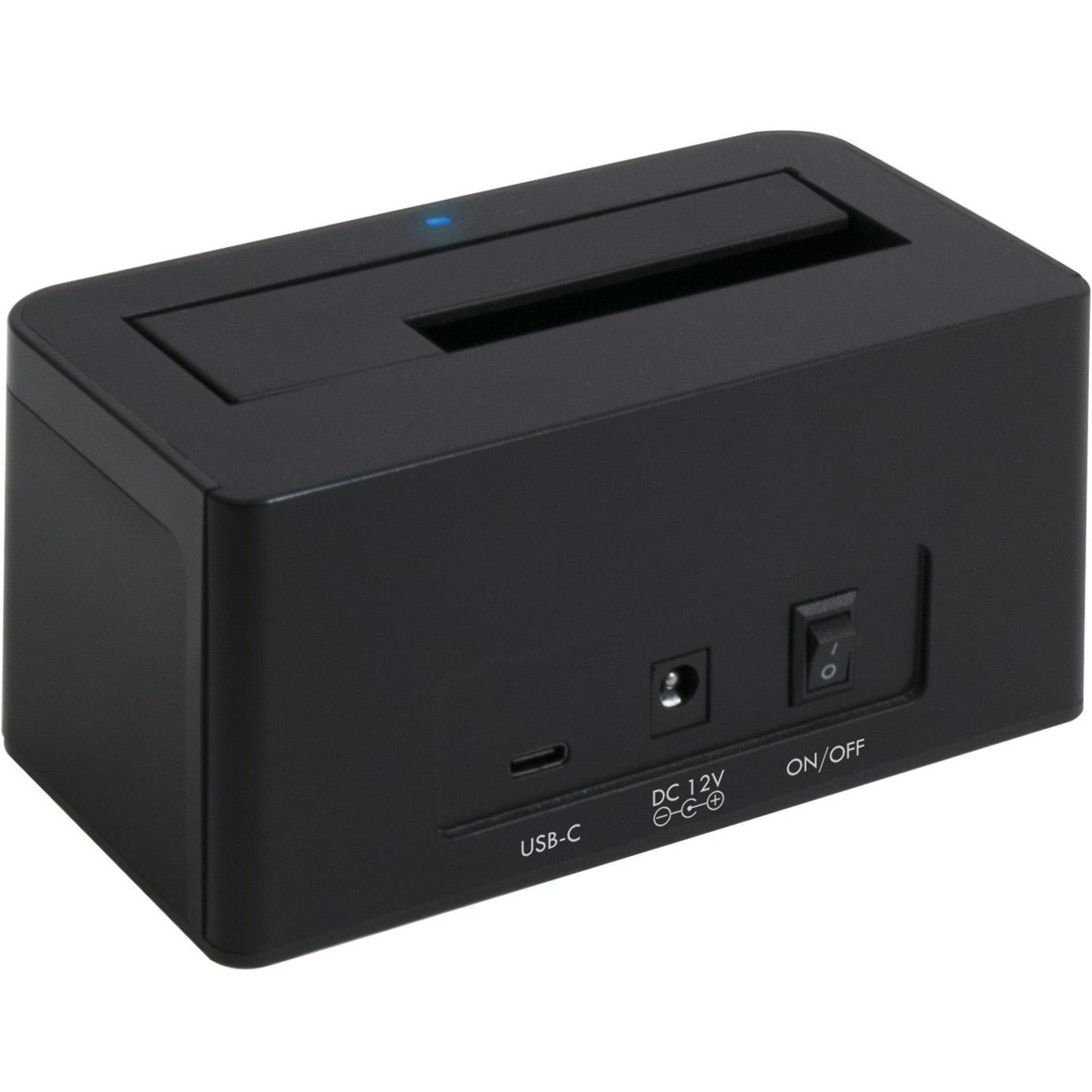 Plugable USBC-SATA-V USB 3.1 Gen 2 10Gbps SATA Upright Hard Drive Dock and SSD Dock, Single-Bay USB-C SATA HDD Dock