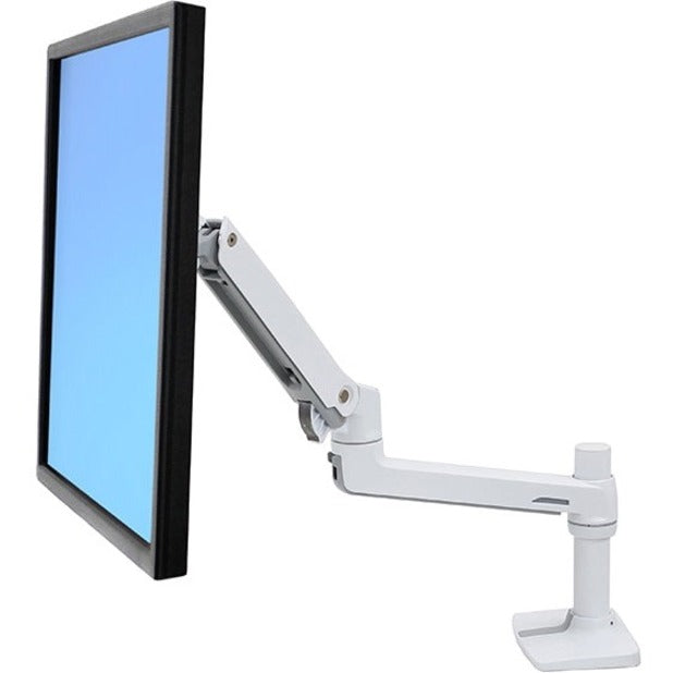 Ergotron 45-490-216 LX Tischhalterung LCD Monitor Arm (Weiß) Unterstützt 32" Bildschirme 25 lb Traglast