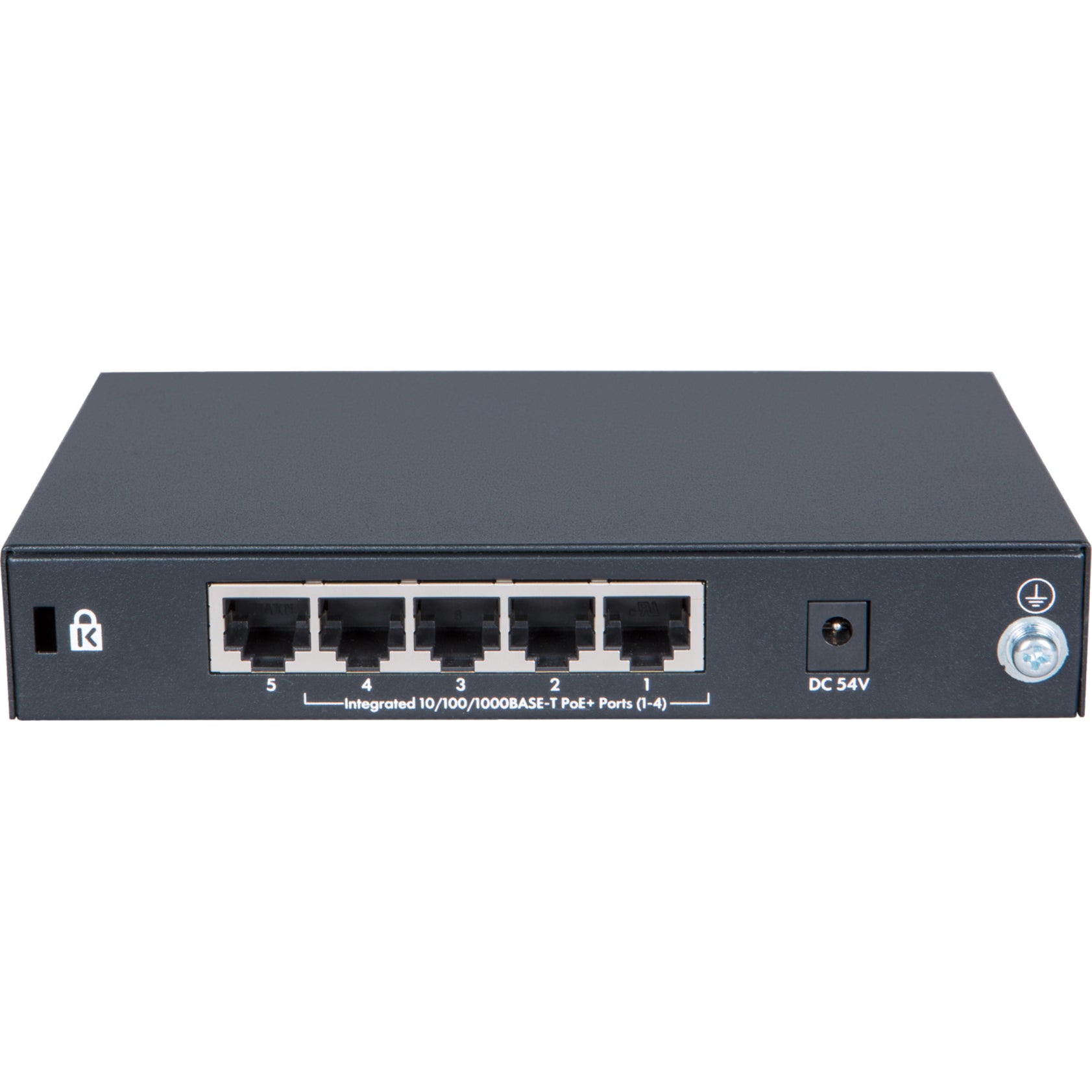 HPE OfficeConnect 1420 5G PoE+ (32W) Switch, 5 Gigabit Ethernet Network Ports, AC Adapter Power Source