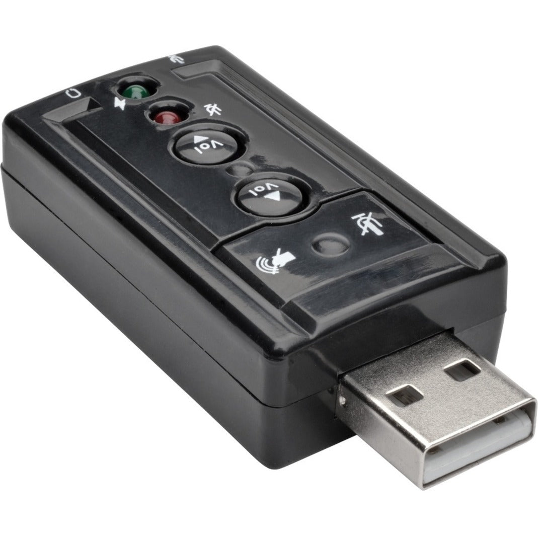 Tripp Lite U237-001 Virtuele 7.1-kanaals USB Externe Geluidskaart Verbeter uw Audio-ervaring.