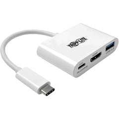 Tripp Lite U444-06N-H4U-C ฮับ USB-A และพอร์ตชาร์จ USB-C อะแดปเตอร์กราฟิกภายนอก