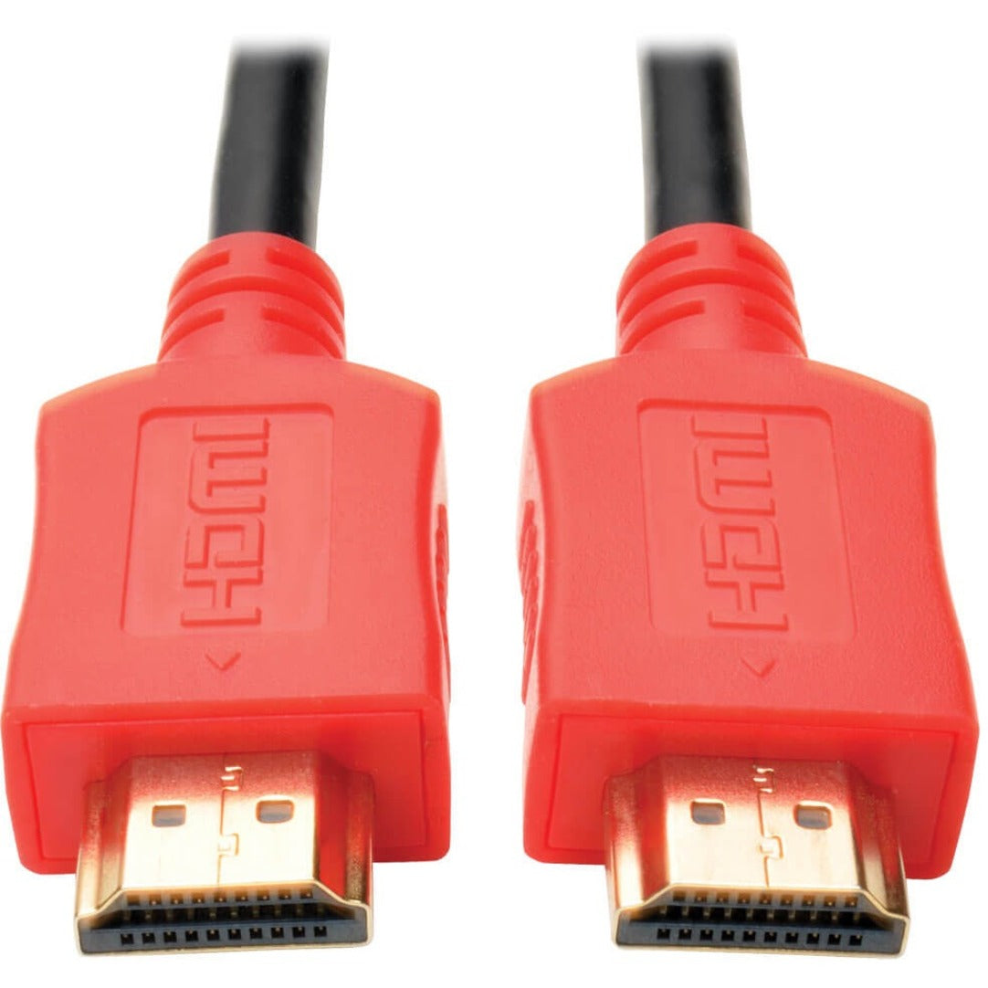 Tripp Lite P568-010-RD HDMI Audio/Video Cable, 10 ft, Red