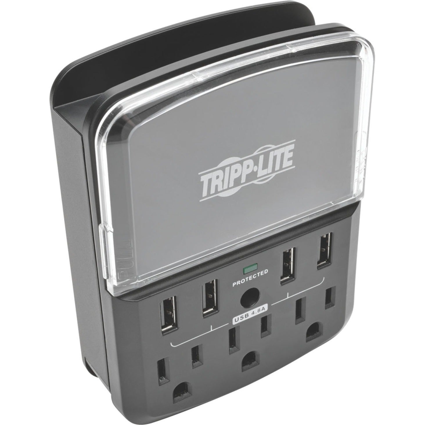 Tripp Lite SK34USBB Protect It! 3-Outlet Surge Suppressor/Protector, 540 Joules, 4 x USB