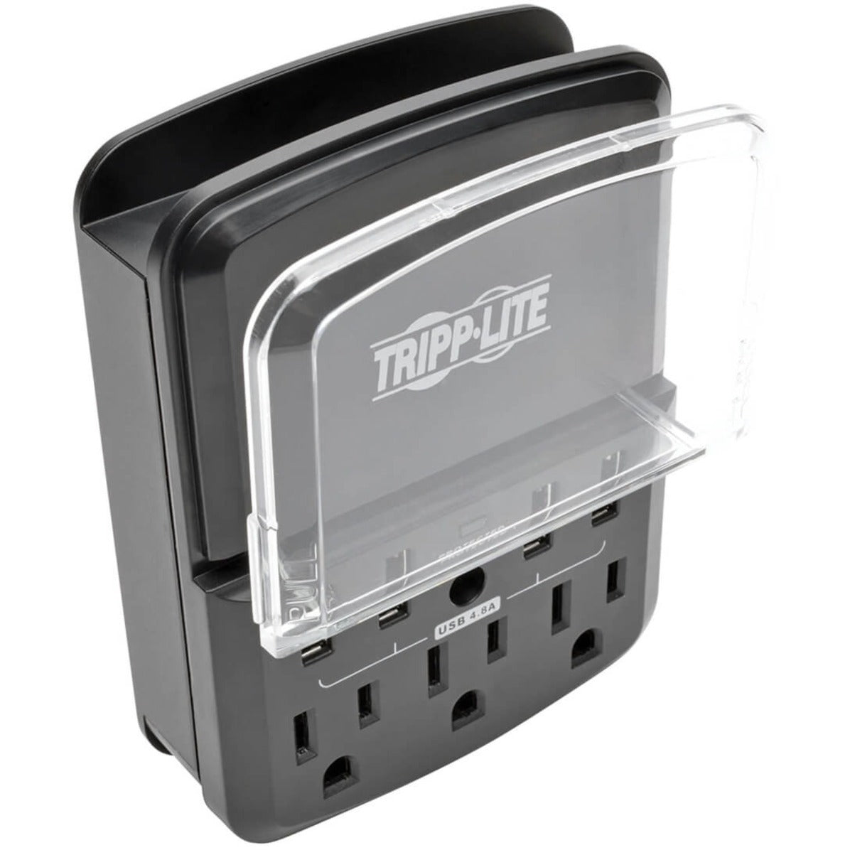 Tripp Lite SK34USBB Protect It! 3-Outlet Surge Suppressor/Protector, 540 Joules, 4 x USB