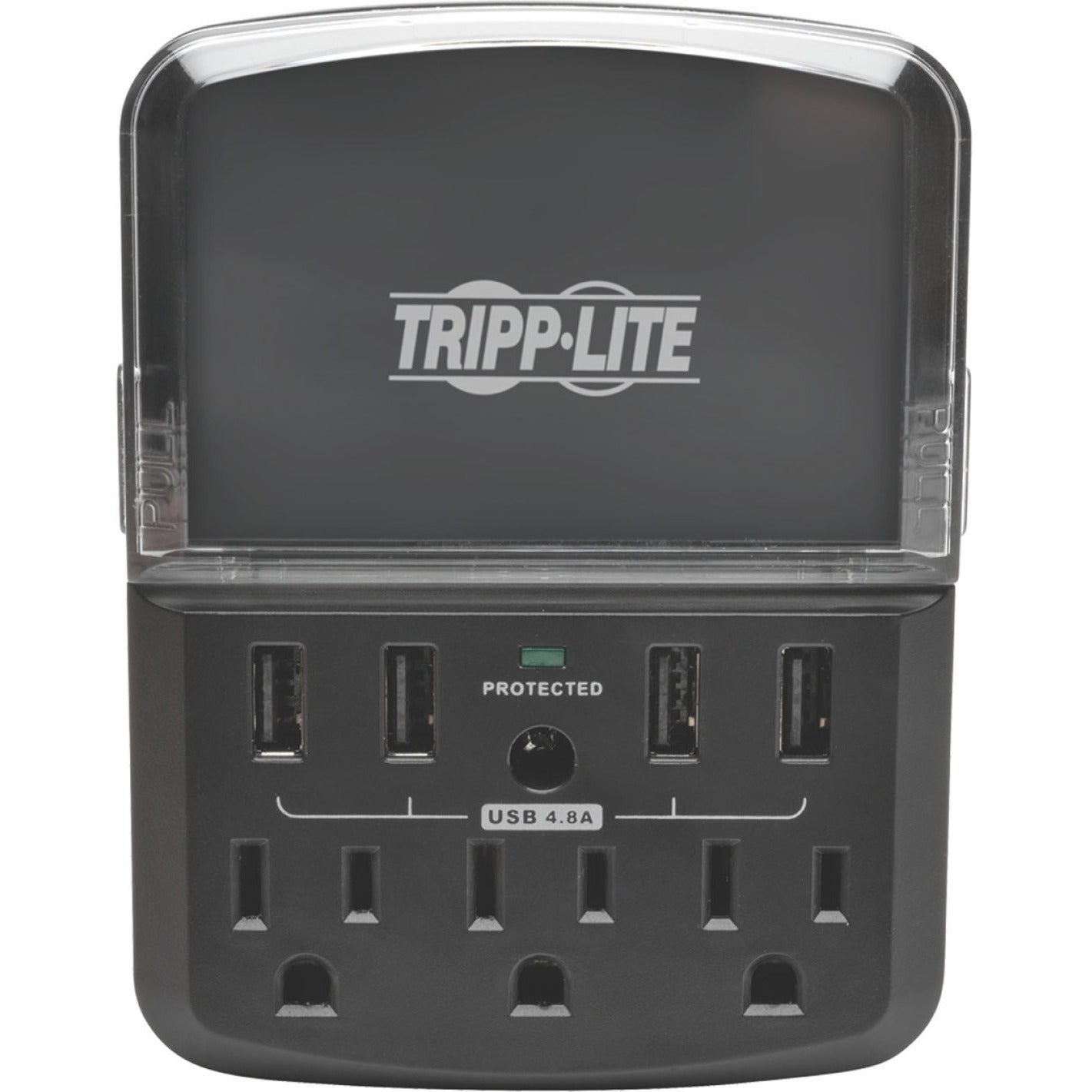 Tripp Lite SK34USBB Protect It! 3-Outlet Surge Suppressor/Protector, 540 Joules, 4 x USB