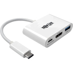 ทริปไลท์ U444-06N-HU-C ฮับ USB-A และพอร์ตชาร์จ USB-C อแดปเตอร์กราฟิกภายนอก