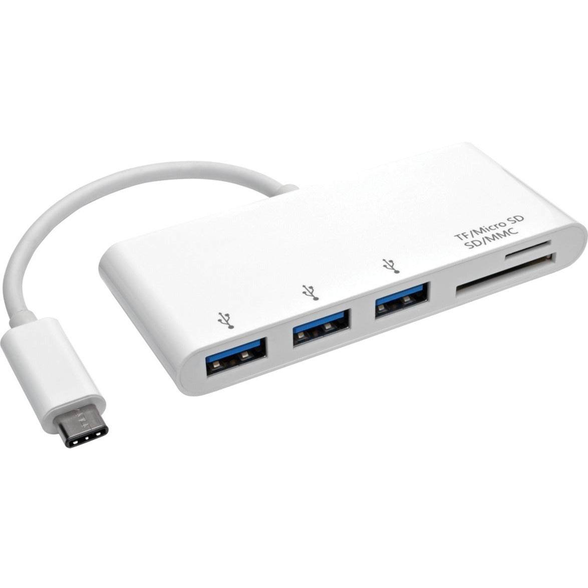 Tripp Lite U460-003-3AM 3-Port USB 3.1 Gen 1 Portable Hub, USB Type-C 3AM