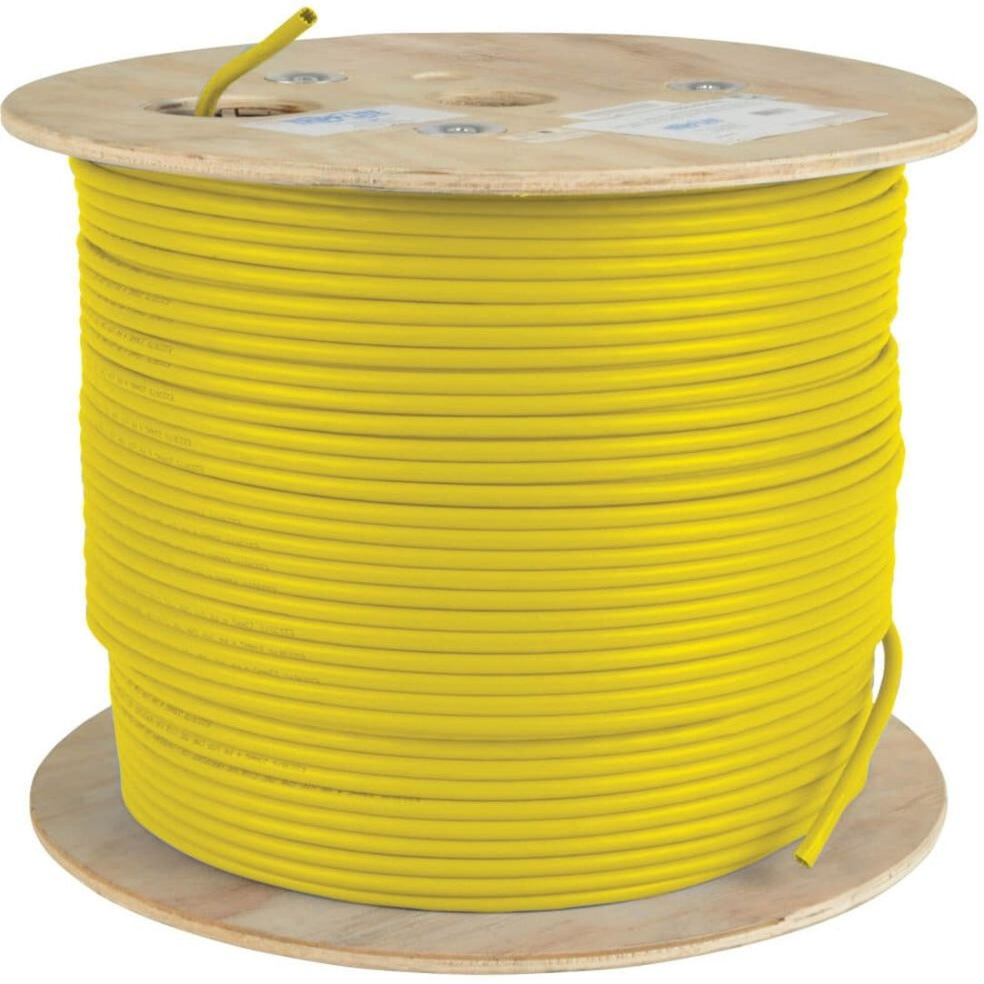 Tripp Lite CAT5E 350MHZ BULK SOLID-CORE PVC YELLOW (N022-01K-YW