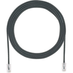 Panduit Cat.6a UTP Network Cable, 1ft Black, PoE/PoE+ Compatible, 28 AWG, RJ-45 Male/Male, Booted, Halogen Free, Environmentally Friendly - UTP28X1BL (1 Year Warranty)