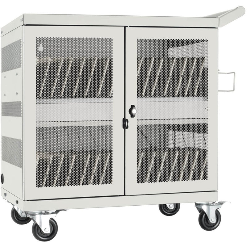 Front view of secure storage system with ventilation