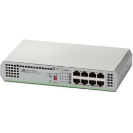 联想 AT-GS910/8-10 CenterCOM 以太网交换机，8 x 千兆位以太网网络，千兆位以太网，双绞线
