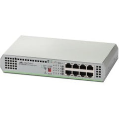 Allied Telesis CenterCOM GS910 8-Port Gigabit Ethernet Network Switch, Desktop/Wall Mountable, Layer 3, 10/100/1000Base-TX, RoHS Compliant - AT-GS910/8-10 (Lifetime Warranty)