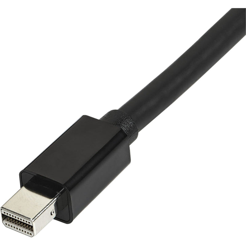 Detailed view of StarTech.com adapter's Mini DisplayPort connector end