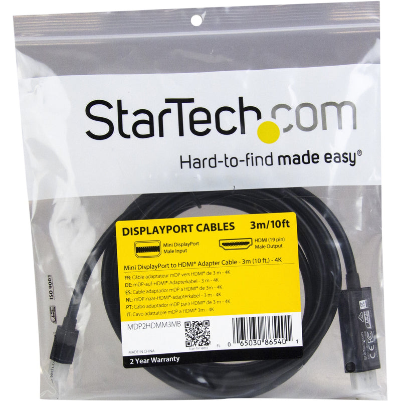 StarTech.com Mini DisplayPort to HDMI adapter retail packaging