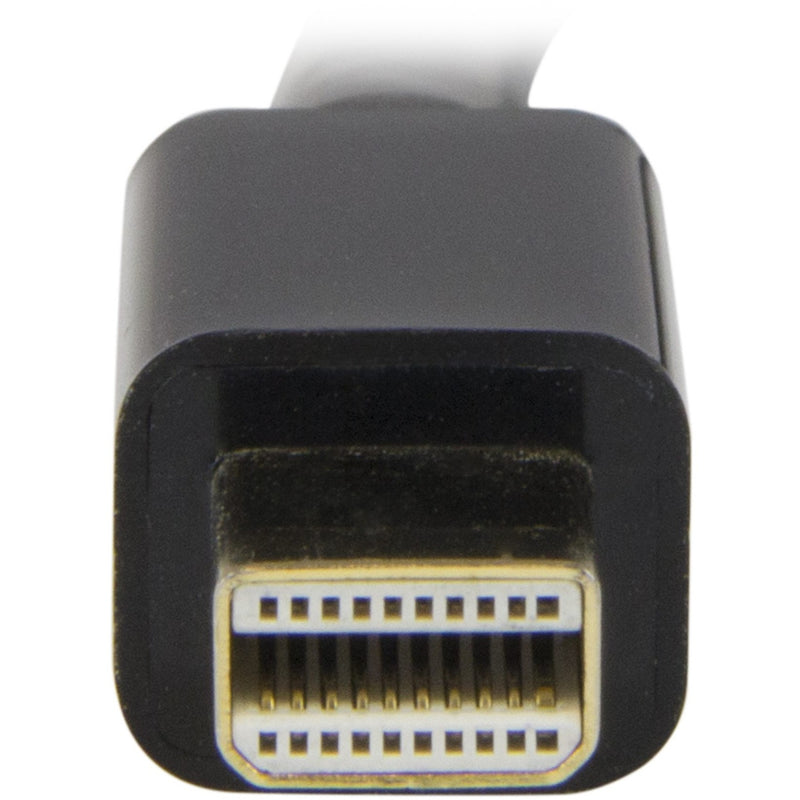 Macro shot of Mini DisplayPort connector pins showing detailed contact layout