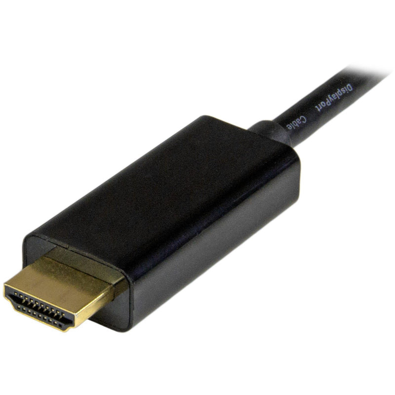 Close-up of HDMI connector end showing gold contacts and black housing