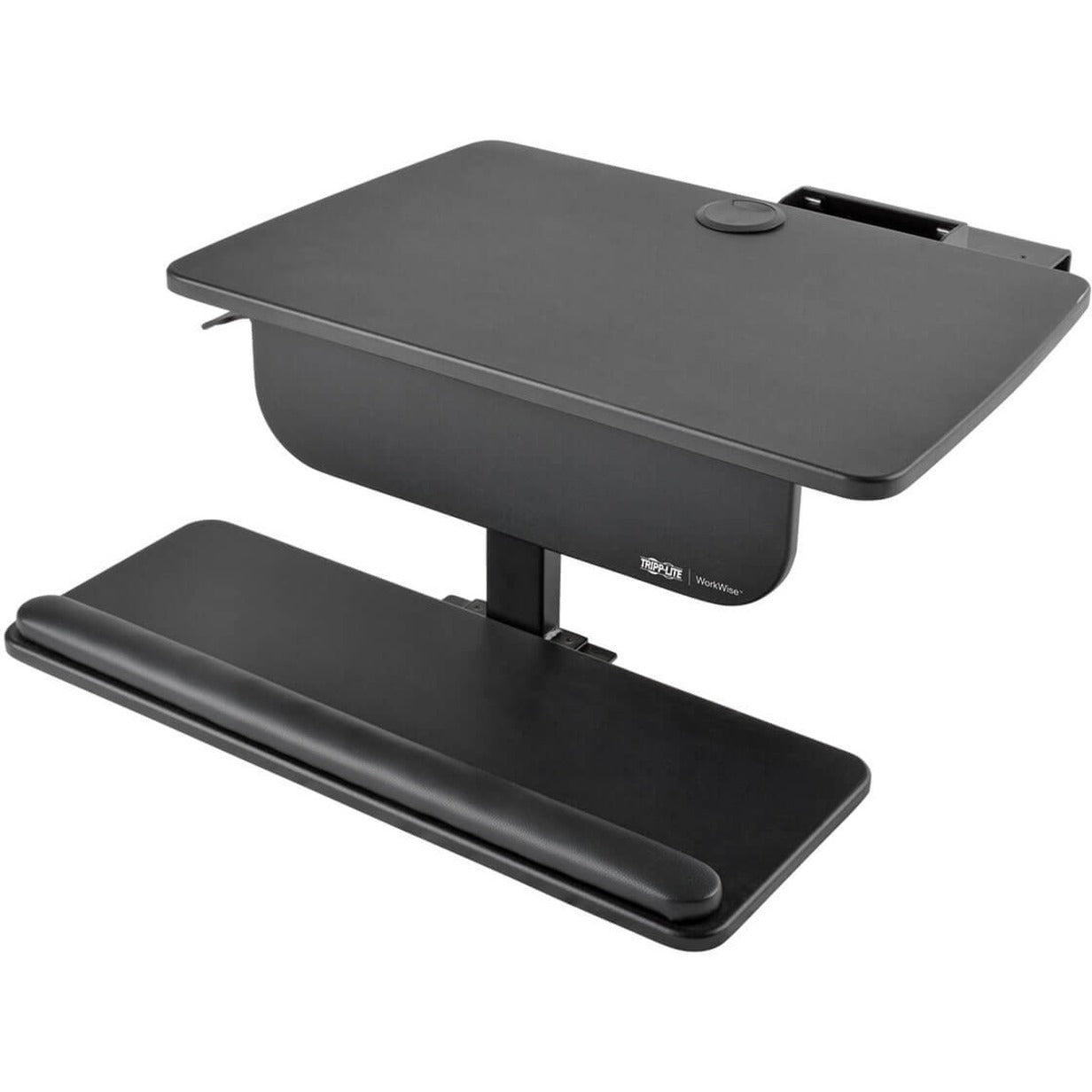 Tripp Lite WWSSDC WorkWise Sit-Stand Desk-Clamp Workstation Keyboard Tray Mountable Heavy Duty Ergonomic Design