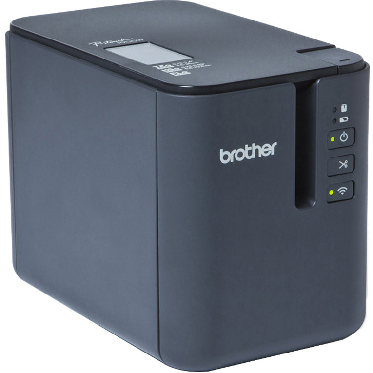 Brother PTP900W Wireless Powered Desktop Laminated Label Printer, 6 MB Memory, 2 Year Limited Warranty, Energy Star, USB Included, PC/Mac Supported