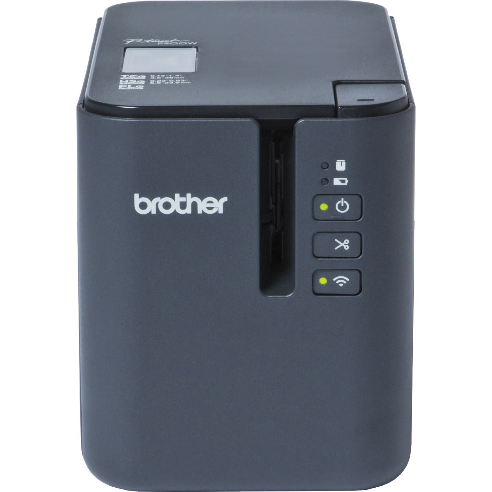 Brother PTP900W Wireless Powered Desktop Laminated Label Printer, 6 MB Memory, 2 Year Limited Warranty, Energy Star, USB Included, PC/Mac Supported